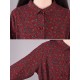 Original Lapel Frenum Floral Printed Midi Dress Original Lapel Frenum Floral Printed Midi Dress