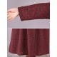 Original Lapel Frenum Floral Printed Midi Dress Original Lapel Frenum Floral Printed Midi Dress