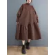 Casual Long Sleeves Loose Split-Joint Jacquard High-Neck Sweater Dresses Casual Long Sleeves Loose Split-Joint Jacquard High-Neck Sweater Dresses