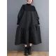 Casual Long Sleeves Loose Split-Joint Jacquard High-Neck Sweater Dresses Casual Long Sleeves Loose Split-Joint Jacquard High-Neck Sweater Dresses