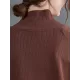 Casual Long Sleeves Loose Split-Joint Jacquard High-Neck Sweater Dresses Casual Long Sleeves Loose Split-Joint Jacquard High-Neck Sweater Dresses