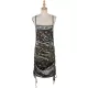 Casual Wrap Sleeveless Solid U-Neck Dress Casual Wrap Sleeveless Solid U-Neck Dress