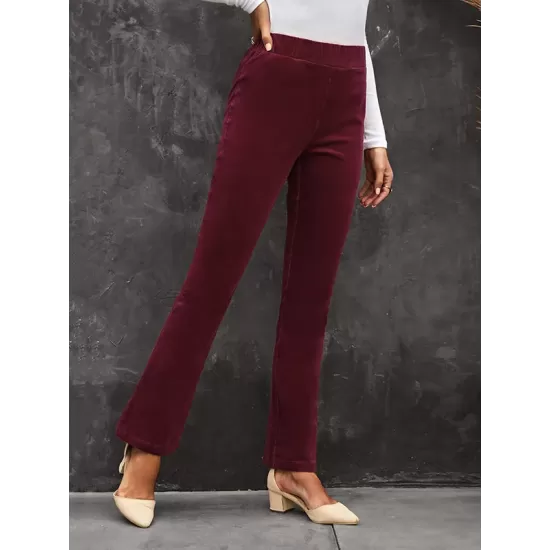 Casual Wrap Solid Color Pants Casual Wrap Solid Color Pants