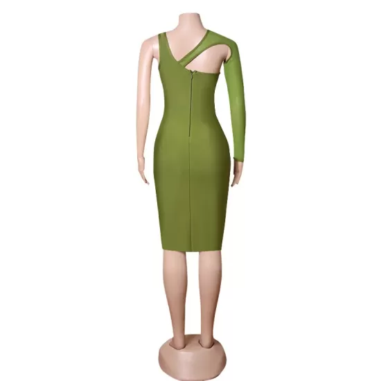 Casual Wrap Irregular Clipping Backless Solid Dress Casual Wrap Irregular Clipping Backless Solid Dress