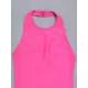 Casual Wrap Solid Color Round-Neck Dress Casual Wrap Solid Color Round-Neck Dress