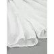 Falbala Solid Color Wrap Round-Neck Mini Dresses Falbala Solid Color Wrap Round-Neck Mini Dresses