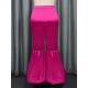 Lacy Pleated Solid Color Flared Pants Wrap Casual Pants Bottoms Lacy Pleated Solid Color Flared Pants Wrap Casual Pants Bottoms