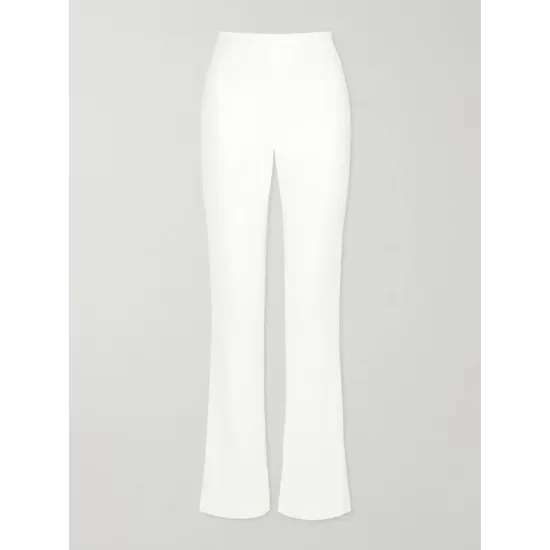 High-Low Wrap Falbala Solid Color V-Neck Shirts Tops&Pants Two Pieces Set High-Low Wrap Falbala Solid Color V-Neck Shirts Tops&Pants Two Pieces Set