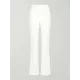 High-Low Wrap Falbala Solid Color V-Neck Shirts Tops&Pants Two Pieces Set High-Low Wrap Falbala Solid Color V-Neck Shirts Tops&Pants Two Pieces Set