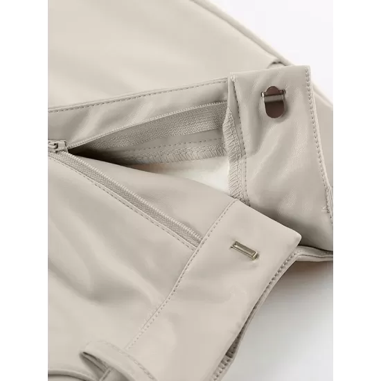 Pockets Solid Color Split-Front Zipper Skinny Wrap Skirts Bottoms Pockets Solid Color Split-Front Zipper Skinny Wrap Skirts Bottoms