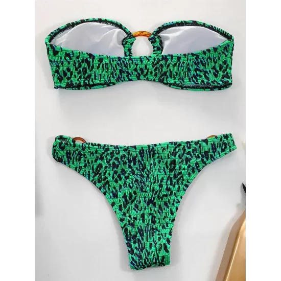 Sexy Breast Wrap Buckle Bikini Swimsuit Sexy Breast Wrap Buckle Bikini Swimsuit