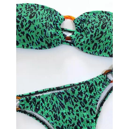 Sexy Breast Wrap Buckle Bikini Swimsuit Sexy Breast Wrap Buckle Bikini Swimsuit