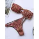 Sexy Breast Wrap Buckle Bikini Swimsuit Sexy Breast Wrap Buckle Bikini Swimsuit