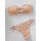 Sexy Breast Wrap Buckle Bikini Swimsuit Sexy Breast Wrap Buckle Bikini Swimsuit