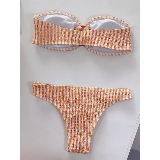 Sexy Breast Wrap Buckle Bikini Swimsuit Sexy Breast Wrap Buckle Bikini Swimsuit