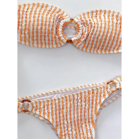 Sexy Breast Wrap Buckle Bikini Swimsuit Sexy Breast Wrap Buckle Bikini Swimsuit