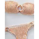 Sexy Breast Wrap Buckle Bikini Swimsuit Sexy Breast Wrap Buckle Bikini Swimsuit