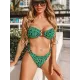 Sexy Breast Wrap Buckle Bikini Swimsuit Sexy Breast Wrap Buckle Bikini Swimsuit