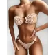 Sexy Breast Wrap Buckle Bikini Swimsuit Sexy Breast Wrap Buckle Bikini Swimsuit