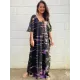 Bohemia Oversized Multicolor Printed Batwing Sleeves Cover-Up Bohemia Oversized Multicolor Printed Batwing Sleeves Cover-Up