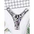 Floral-Print Triangles Low Waist Bikini Pants