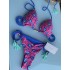 Leopard Halterneck Two Pieces Bikini Set