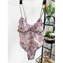 Floral-Print Triangles One-Piece Swimwear