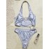 Halterneck Irregular Hollow Backless Monokini Swimwear