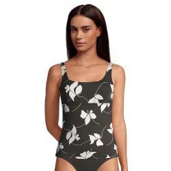 Floral Printed High-Waisted Split Swimwear