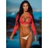 Deep V-Neck Long Sleeve Zipper Braziliansolid Color Split Wetsuit Swimwear