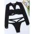 Long Sleeve Hollow Bralette Brazilian Wetsuit