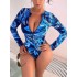 Monstera Ceriman Long Sleeve Zipper Rash Guards