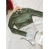 Plain Split-Joint Hollow-Back Wetsuit