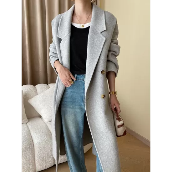 Asymmetric Split-Joint False Two Long Sleeves Round-Neck T-Shirts Tops Asymmetric Split-Joint False Two Long Sleeves Round-Neck T-Shirts Tops