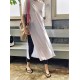 Casual Simple Split-Side Designed Long T-Shirt Casual Simple Split-Side Designed Long T-Shirt