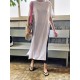 Casual Simple Split-Side Designed Long T-Shirt Casual Simple Split-Side Designed Long T-Shirt