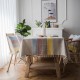 Plaid cotton Linen Tablecloth With Tassel Waterproof Plaid cotton Linen Tablecloth With Tassel Waterproof